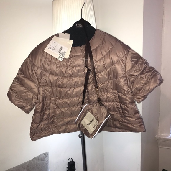 Max Mara Cropped Reversible Jacket Mauve Size (M) - Picture 3 of 6